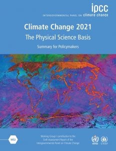 Climate Change 2021: The Physical Science Basis. A summary for policymakers.