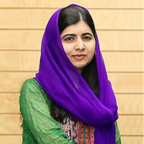 Malala Yousafzai: At age eleven, she was already advocating for the rights of women and girls. By age seventeen, Yousafzai became the youngest person to receive the Nobel Peace Prize for her work. National Women’s History Museum