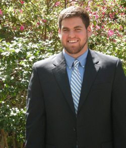 Photo of Nathan Warner, 2013 recipient of the William Olson Student Achievement in Sustainability Award.