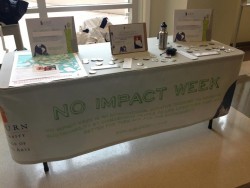 Photo of No Impact Week Table
