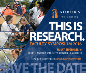 Announcement Image of the This is Research Faculty Symposium 2016 