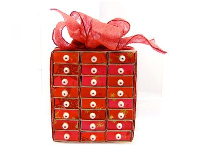Picture of red gift box.