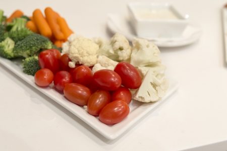 Photo of plate of vegetables.