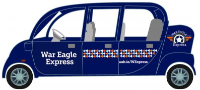 Graphic of War Eagle Express
