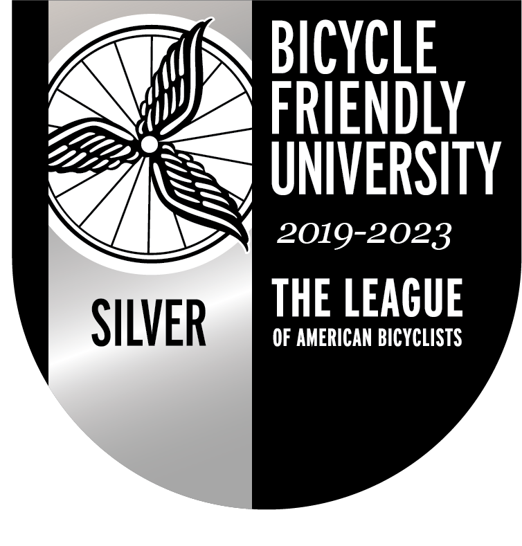 2019-2023 Bicycle Friendly University Silver Designation Logo