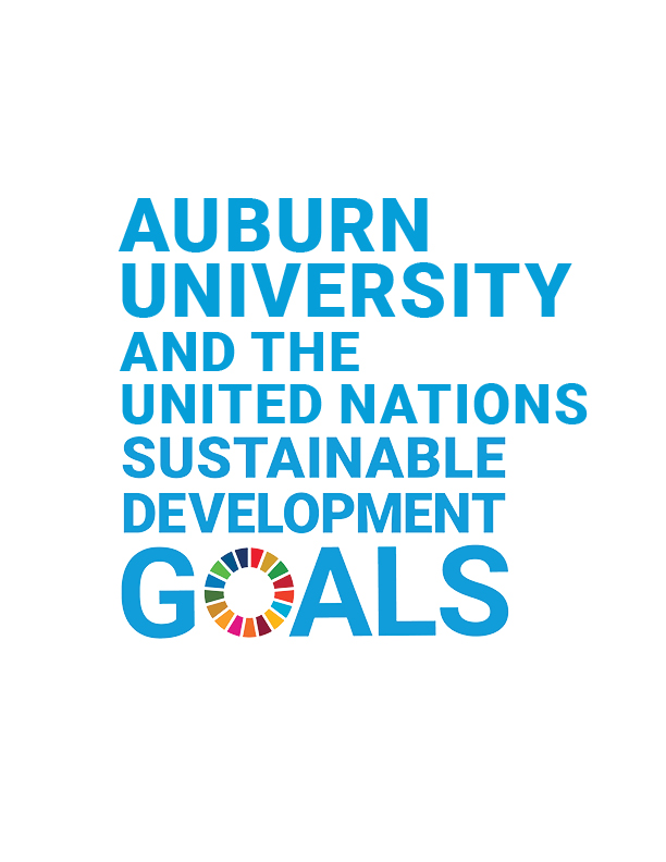 Report cover for the Auburn University and the United Nations Sustainable Development Goals
