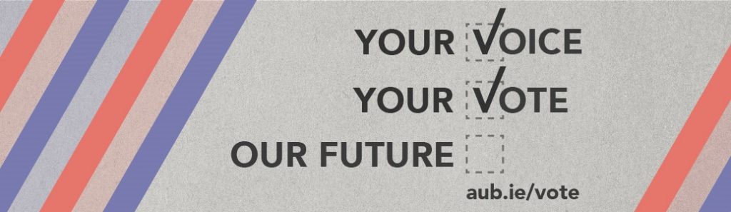 Graphic reading: "Your Voice, Your Vote, Our Future."