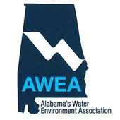 Shape of Alabama the state, AWEA logo