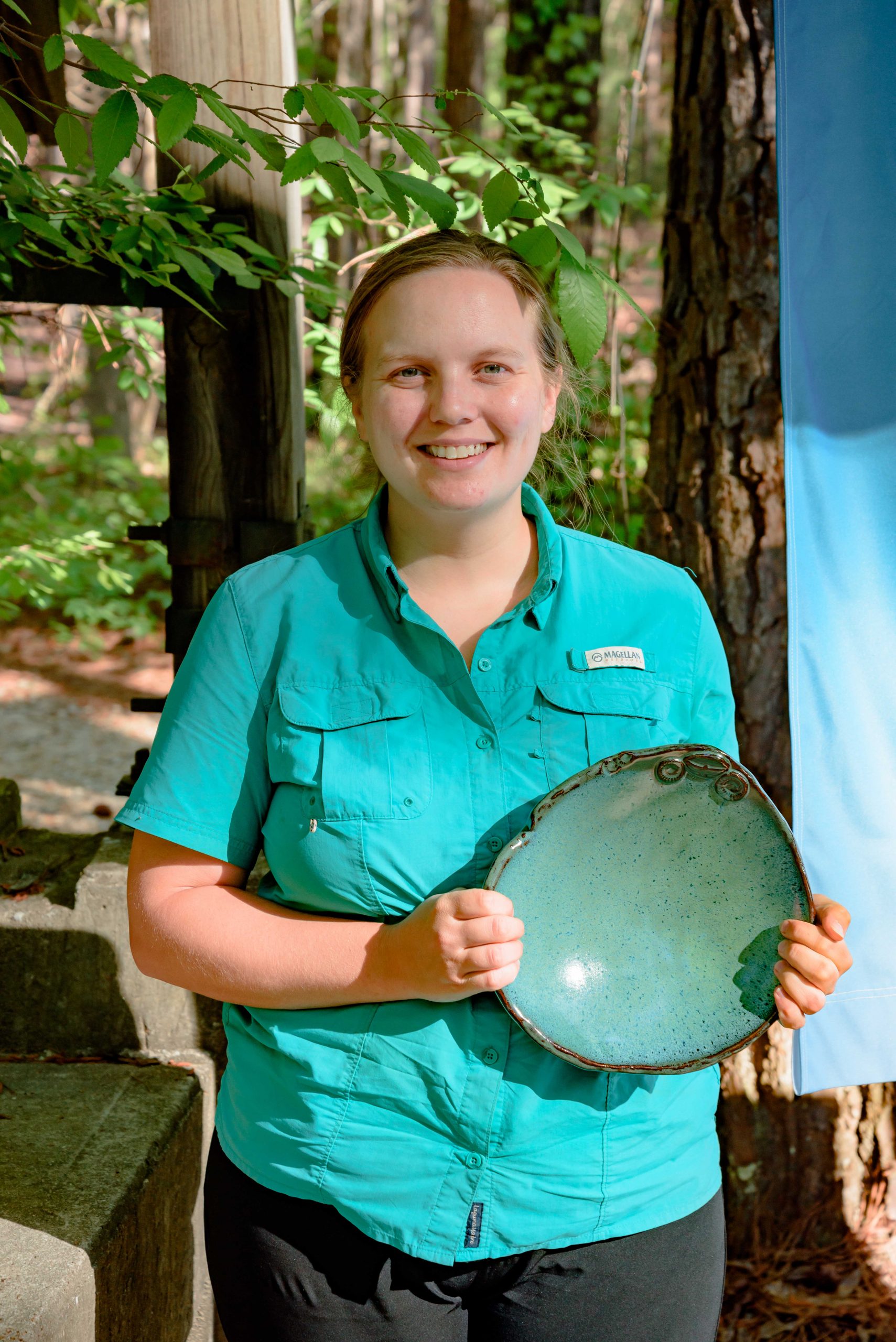 Photo of Marley Halter with her Spirit of Sustainability Award