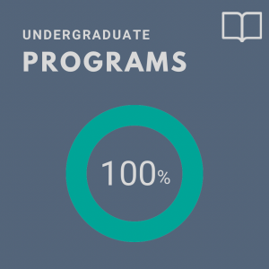 Graphic showing undergraduate programs scoring