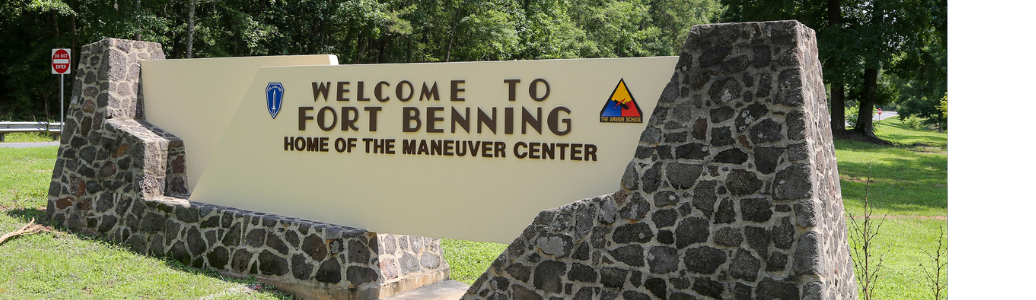 Fort Benning Welcome Sign