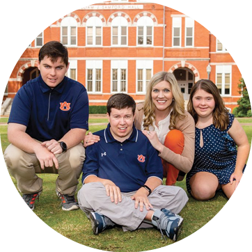 Image of EAGLES Program students and facility on Samford Lawn