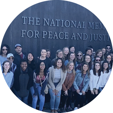 Students at the National Memorial for Peace and Justice