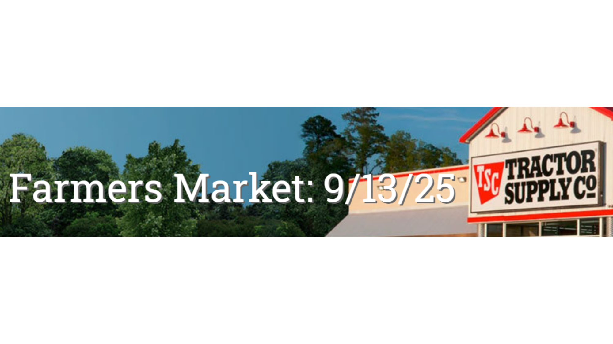 Tractor Supply Co Farmers Market Picture
